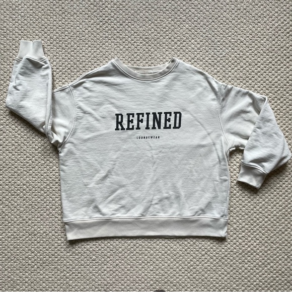 Oak & Fort Refined oversized crewneck sweatshirt - Picture 1 of 8